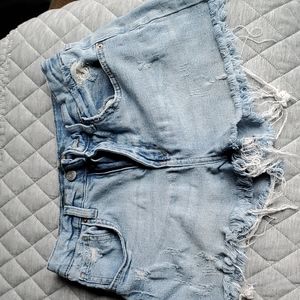 Wild Fable light blue jean shorts. Size 4